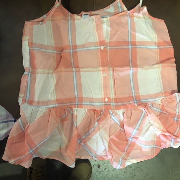 3 Old Navy Cotton Cami Tops with Peplum Medium - Picture 5 of 5